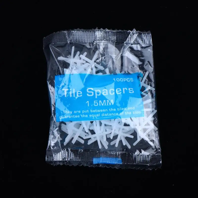 ⚑1Bag 1/1.5/2/2.5/3mm Tile Spacer Cross Tile Leveling Clips Floor Wall Laying Construction Tool Positioning  Cross Clips