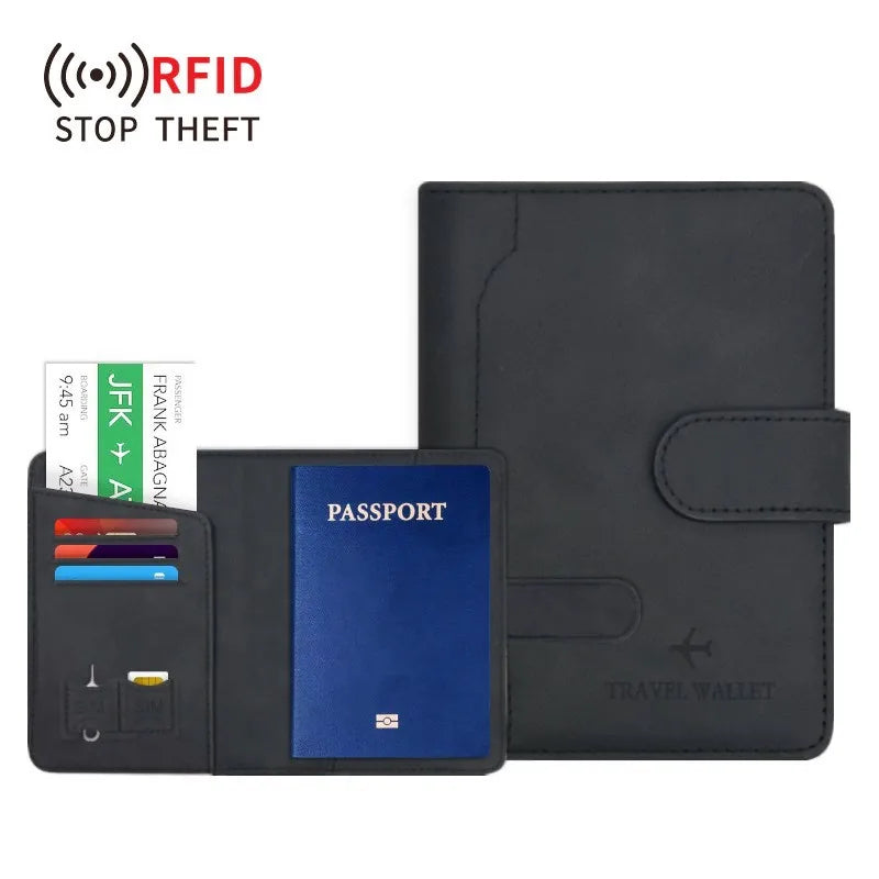 Passport Holder for Travel Essentials, Passport Wallet Cover Case for Travel Must Haves Accessories for Women and Men