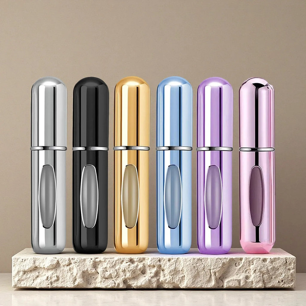 6Pcs 5ml Perfume Refillable Bottle Portable Mini Travel Spray Atomizer for Women, Pocket Cologne Dispenser