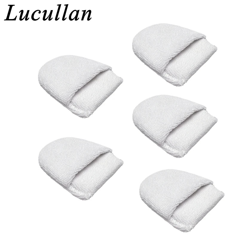 Lucullan White Ceramic Coatings Sponge With Finger Pocket Style Microfiber Applicator Pad