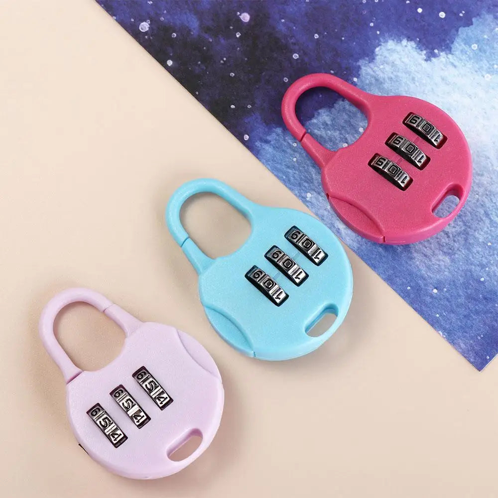 Plastic Password Combination Lock Luggage Travel Lock Combination Padlock Padlock Backpack Padlock 3 Digit Digit Locks