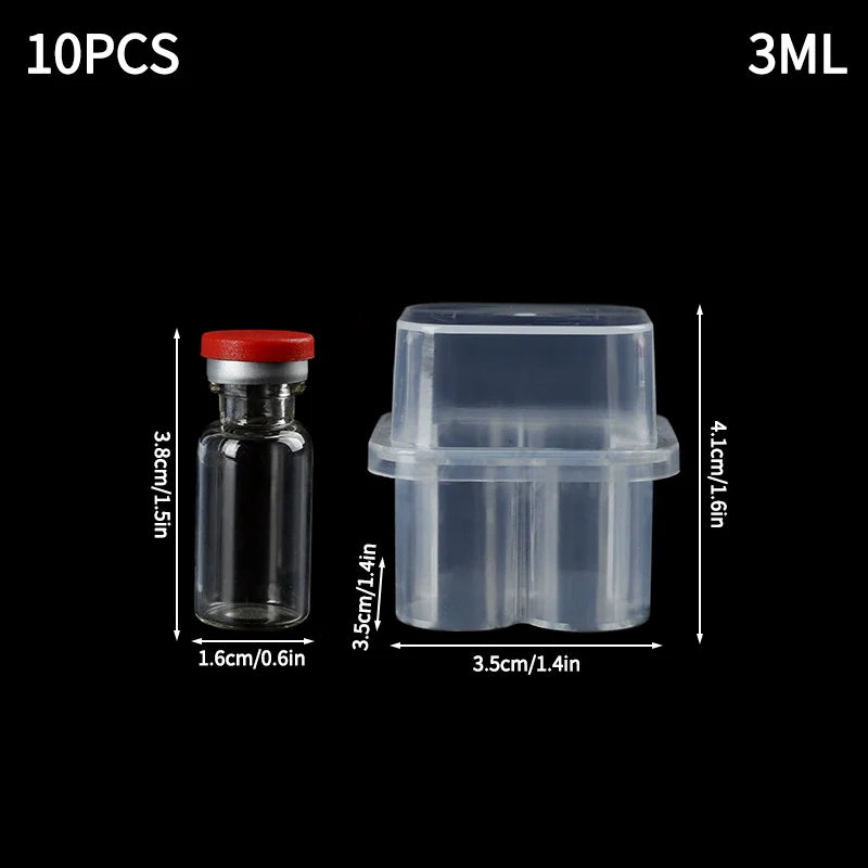 Insulin Vial Storage Case Peptide Storage Box 10/15/30 Grids Storage Bags Medicine Cases Portable Storage Bag Peptide Case
