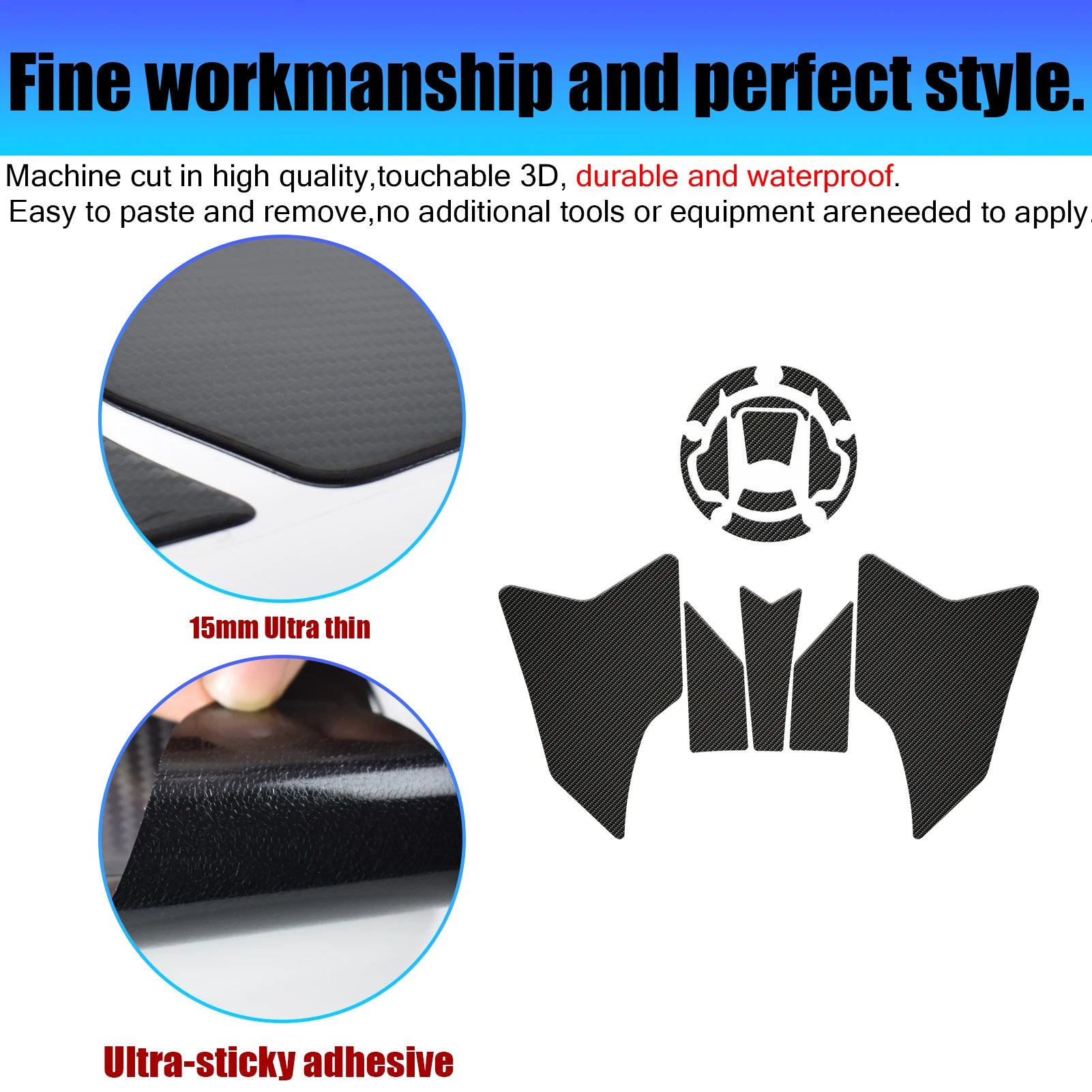 Motorcycle Decal Gas Knee Grip Tank Pad For CFMOTO 800 MT 2021 2022 2023 2024 Protector Sticker Side Tank Traction Pad