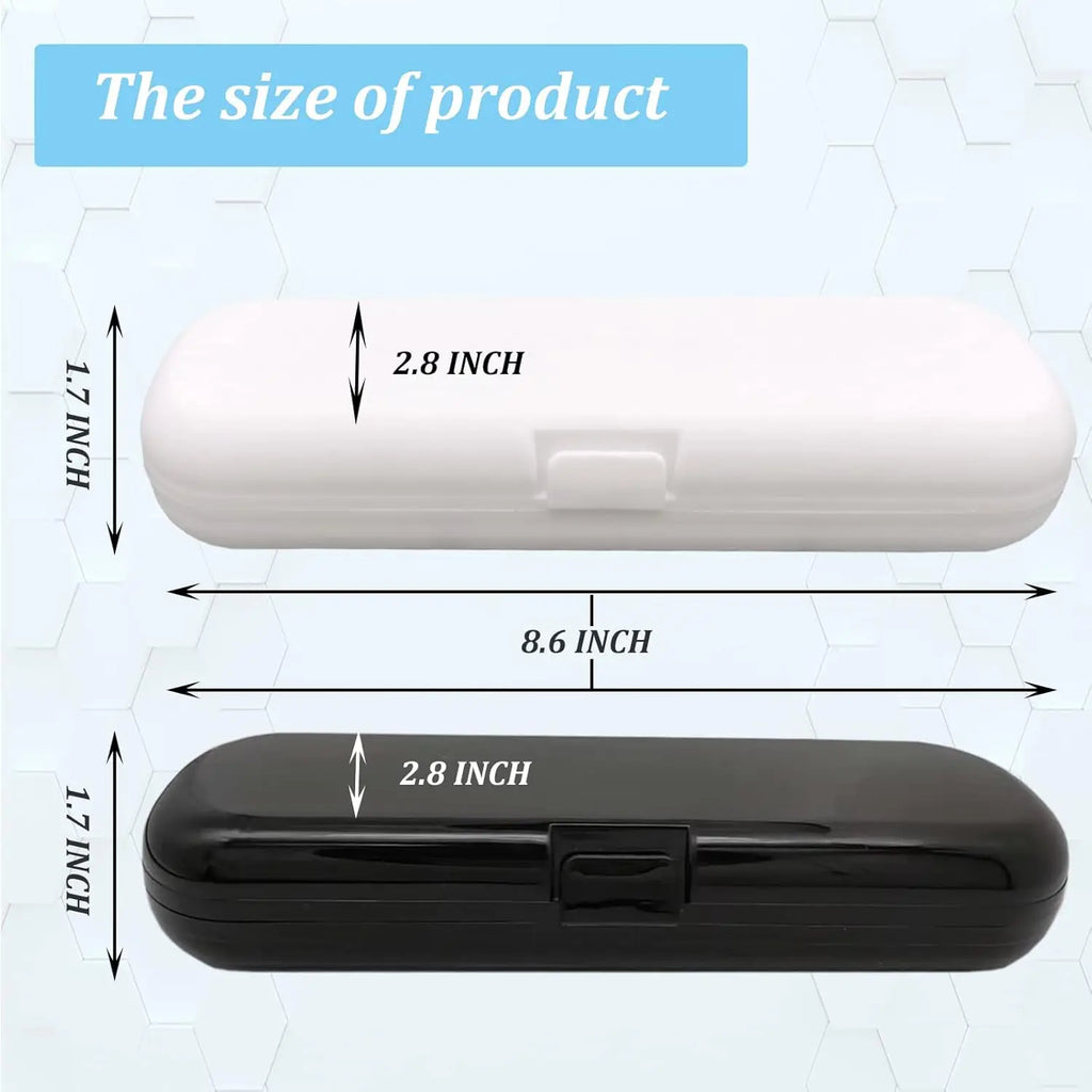 Toothbrush&Toothpaste Holders with Protective Cover, Portable Travel Case for Oral B Electric Toothbrush Handle Storage Box