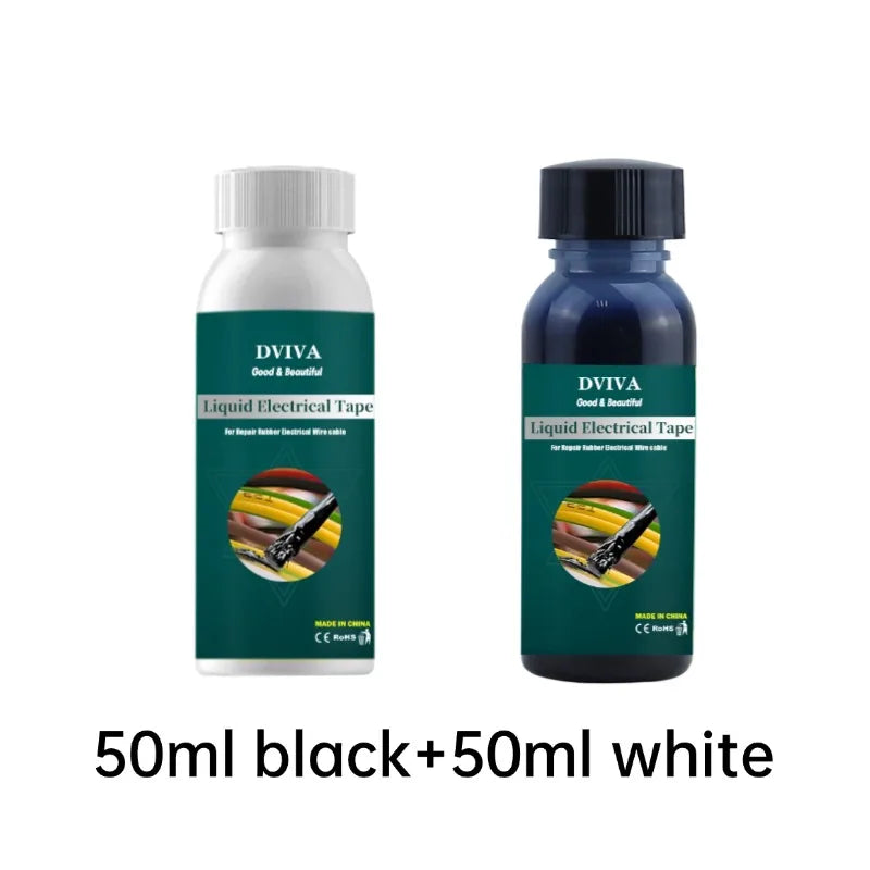 Strong Liquid Electrical Tape Repair Rubber Electrical Wire Cable Coat High Temperature Resistant Glue Home Insulation Adhesives
