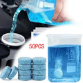 50 PCS Car Glass Water Solid Wiper Essence Super Concentrated Gift Car Cleaning Agent Wiper Essence Clean Effervescent Tablet