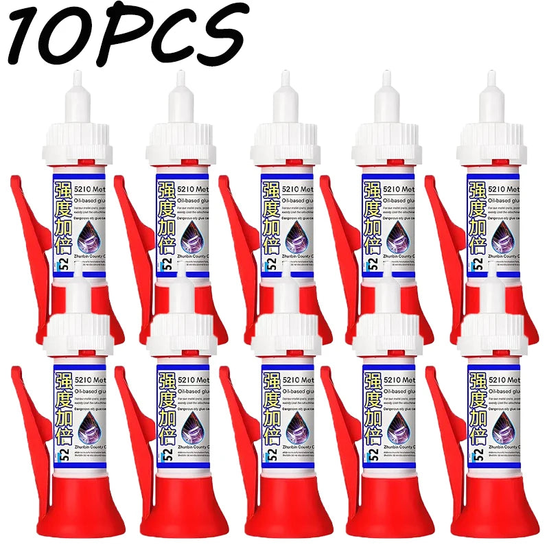 1/10Pcs Powerful Welding Repair Glue Universal Welding Adhesive Quick-drying Liquid Welding Filler for Metal Plastic Leather