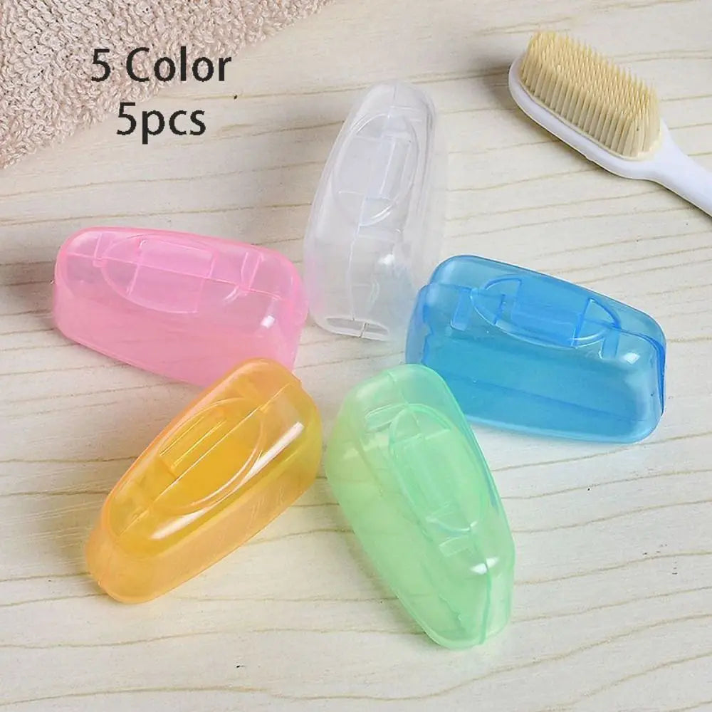 5/10pcs Plastic Toothbrush Head Cover Travel Hike Camping Brush Protect Toothbrush Case Cap Dust Cover Portable