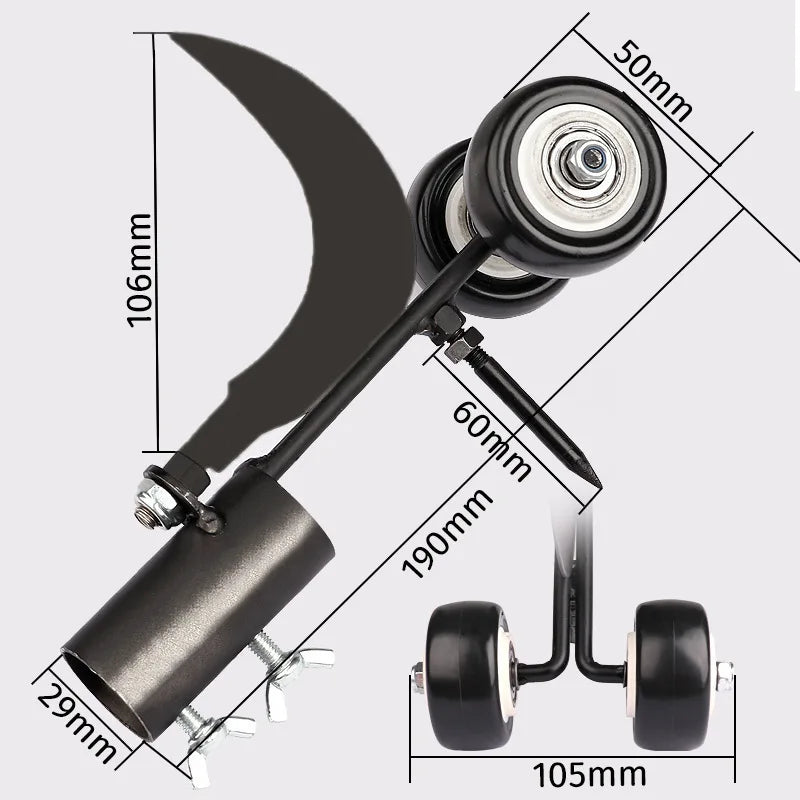 Adjustable Garden Weeding Hook Courtyard Roller Gap Weed Killer Remove Grass Tool Without Bending Over Crevice Weeder