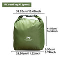 SEAMETAL Multifunctional Outdoor Folding Bag Waterproof 420D Oxford Dry Bag Large Capacity for Hiking Swimming Trekking Storage