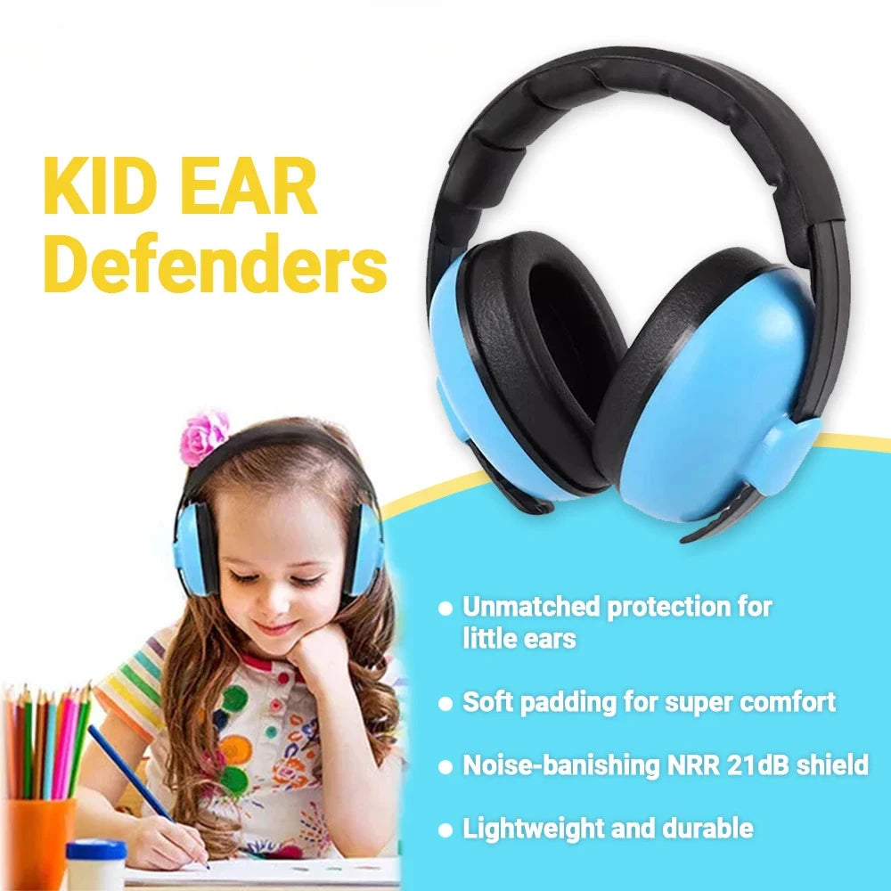 Anti Noise Baby Headphones Children Sleep Ear Stretcher Baby Ears Protection Children Earmuffs Sleeping Earplugs Child Earmuff