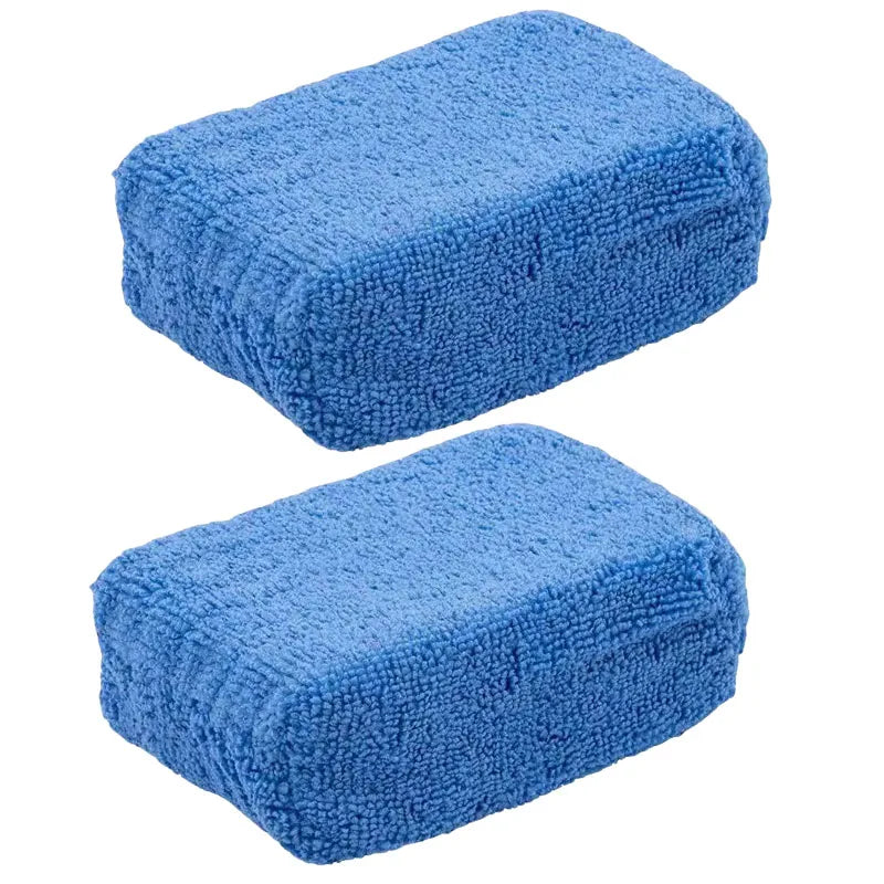 1/20pcs Car Wax Applicator Pads Microfibre Polishing Sponges Soft Auto Detailing Waxing Sponge Cleaning Foam Car Paint Care Pad