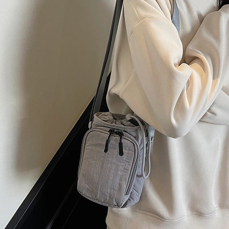 Trendy Waterproof Crossbody Bag for Yoga Running Sports Outdoor Portable Bottle Phone Shoulder Pack