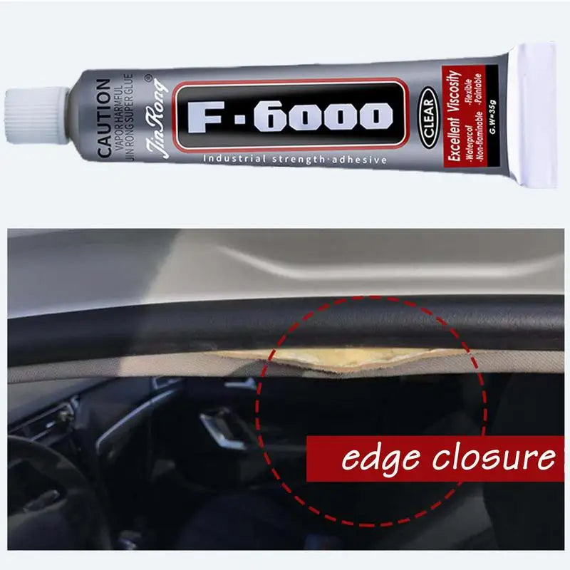 1pcs 20g Industrial Grade Instant Adhesive F6000 For Fabric Bonding Repair Leather Clothes Rhinestone Beads Nail Art Adhesive
