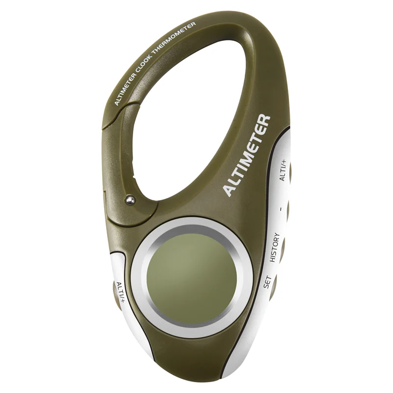 A61Z Deals Electronic Altimeter Carabiner Altimeter Handheld Thermometer Outdoor Fishing Weather Forecast Mode Meter Outdoor Gad