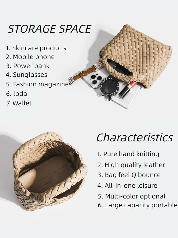 Women Handbag Fashion Woven Pattern Small Pu Leather Tote Bag Retro Top Handle Bag Casual Daily Commute Shopping Portable 2026