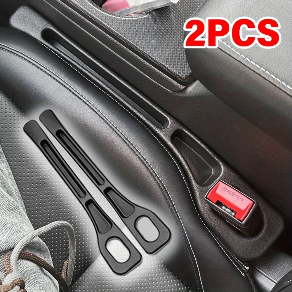 2 Pcs Car Seat Side Gap Plug Bendable Filler Strip To Prevent Things From Falling Off Sealing Filling Strip Interior Accessories