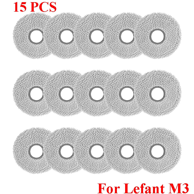 Accessories For ( Lefant M3 / M3 MAX / M3L ) HEPA Filters Robot Vacuum Cleaner Main Side Brush Mop Cloth Pads Dust Bags