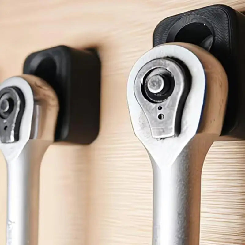 3 Piece Impact Resistant Ratchet Wrench Rack System Practical Home Garage Organizers for Professional Tool Storage HX6C