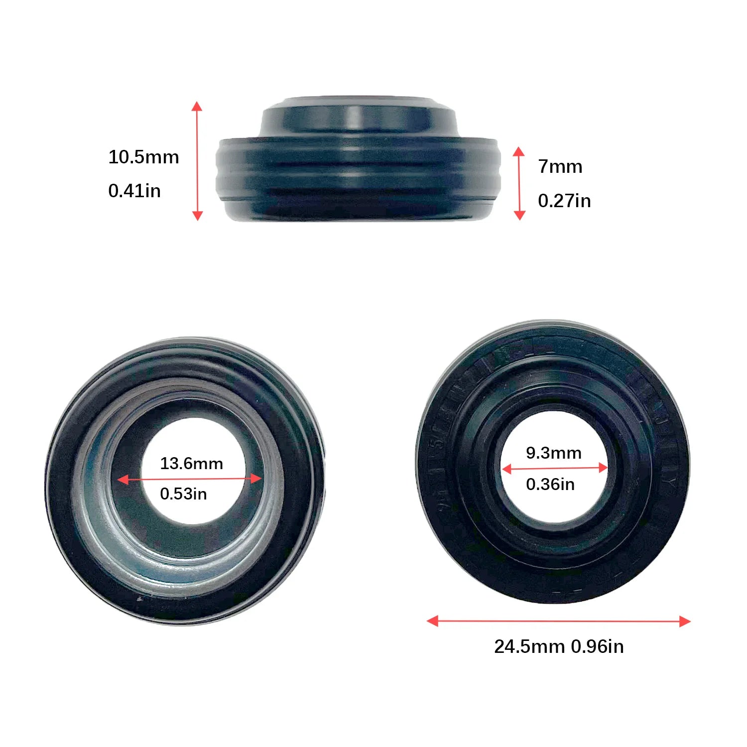48Pieces automobile air conditioning compressor oil seal set for FS10 7SUB16 MAS90/105 A32 DKS32C 10PA15C/17C HCC V5 shaft seal