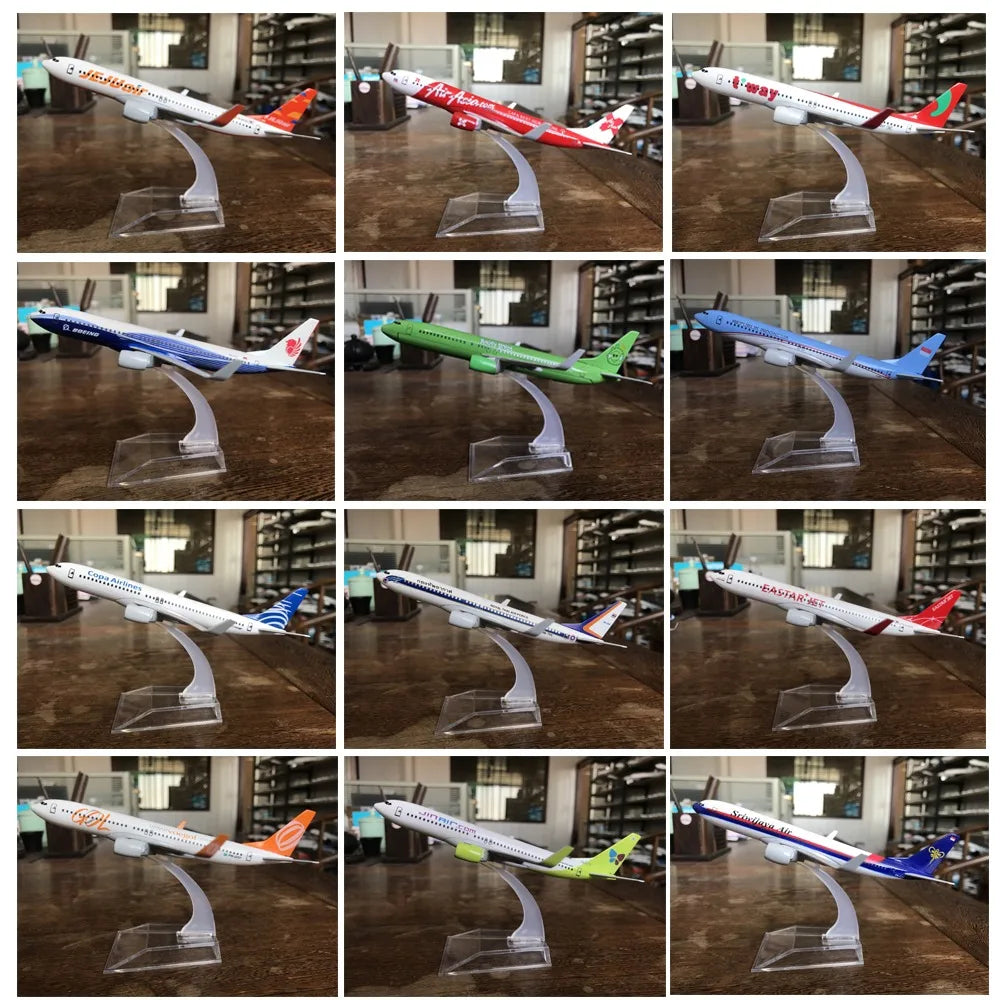 High Quality 15.6cm Brazil Air GOL Airlines Alloy 10 Styles Boeing B737 Airways Airplane Model 1/246 Scale Metal Planes