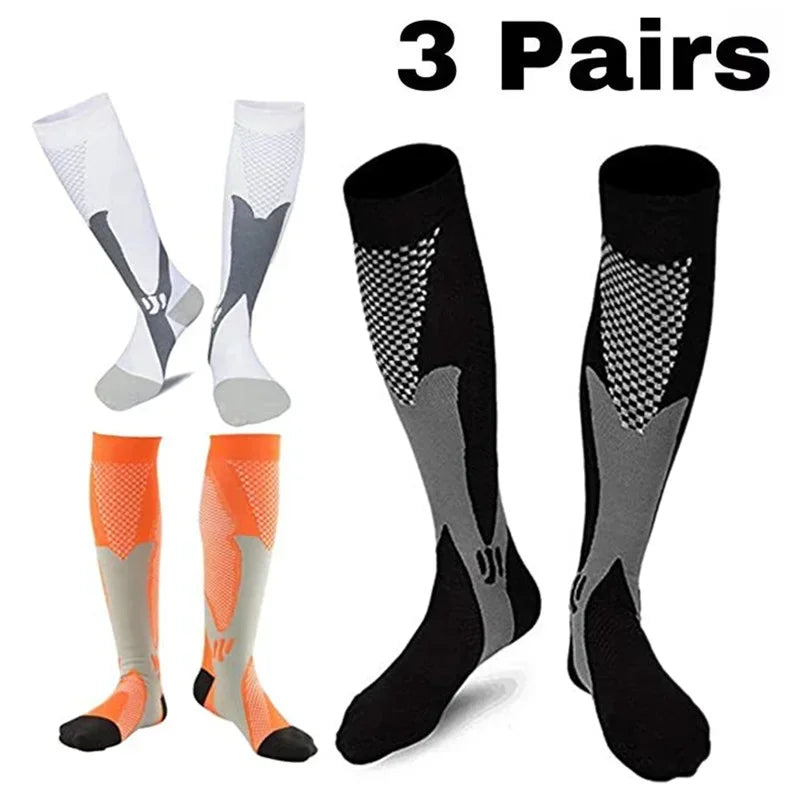 Compression Socks Running Football Sports Medical Nursing Socks for Flight Travel Pregnancy Edema Diabetes Varicose Veins Socks