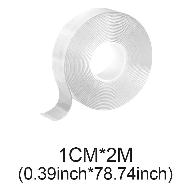 Adhesives Sealers Tape Super Strong Double-Sided Tape Reusable Traceless Waterproof , Adhesive Nano Sticker,Sink Tap Gel Sticker