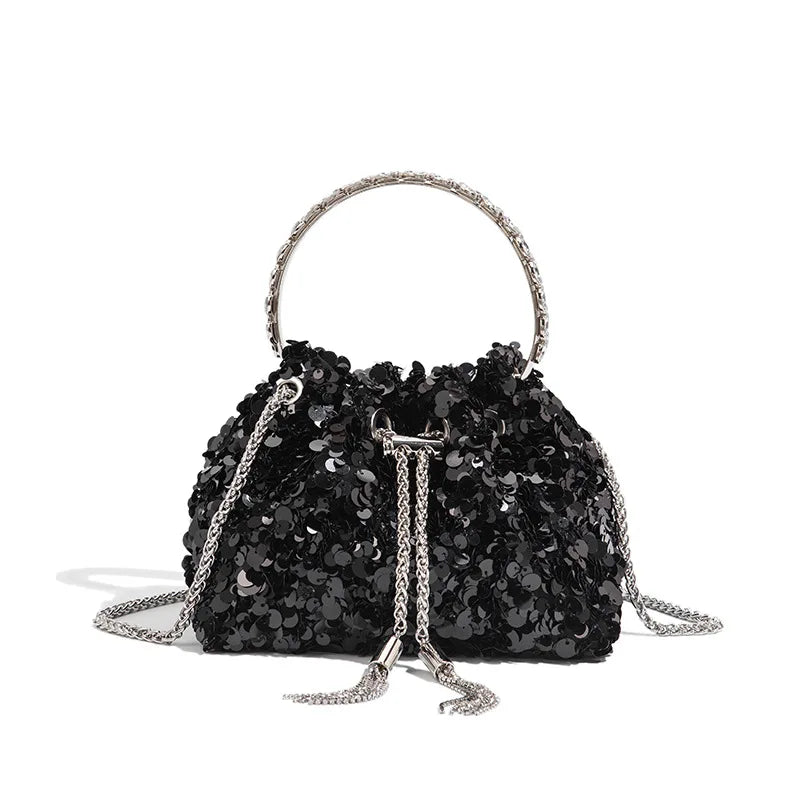 Luxury Designer Women Handbag Glitter Shiny Diamond Clutch Purse Wedding Party Banquet Bag Crystal Rhinestones Evening Bag