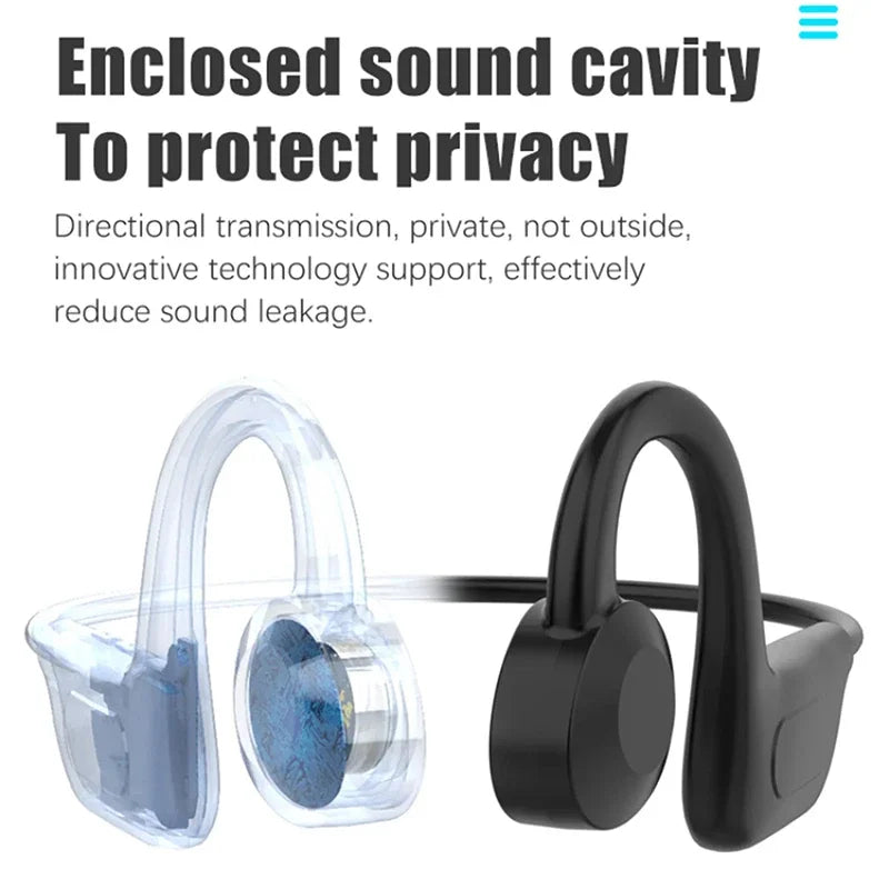 【Fast Ship】VG06 Bone Conduction Wireless Bluetooth Earphone TWS IPX5 Waterproof Gaming Earbuds Sports Headphones with Mic Headse