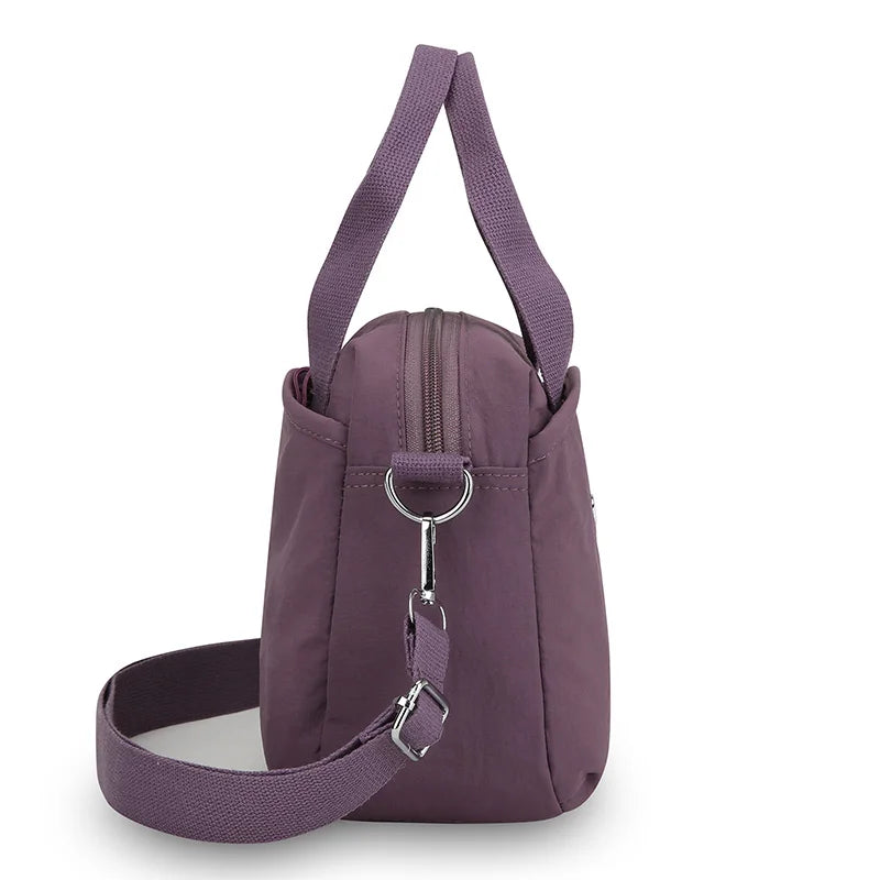 Women Soft Crossbody Shoulder Bag Portable Adjustable Wide Strap Lightweight Casual Daily Shopping Travel Outdoor Handbag Purse