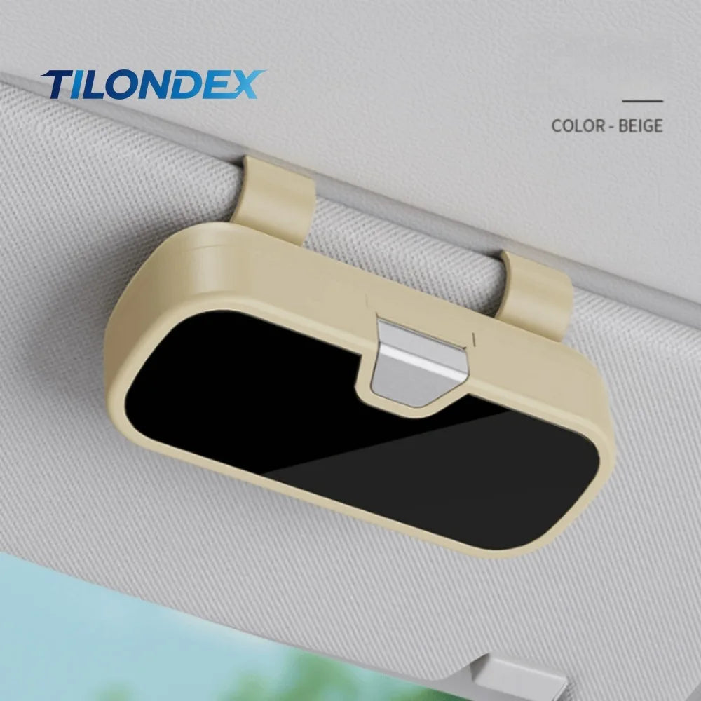 TILONDEX Car Sun Visor Eyeglass Clip Fashion Glasses Storage Case Vehicle Accessory for Tickets And Card Holder