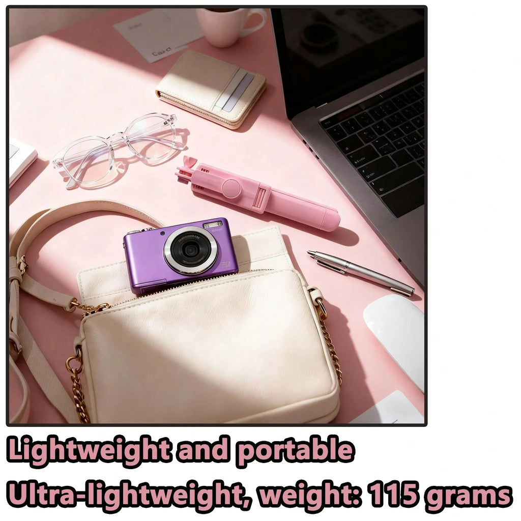 1PC Selfie Stick Wireless Selfie Stick With Tripod Stand Selfie Stick , Remote Control, Phone Holder And Built-In Tripod