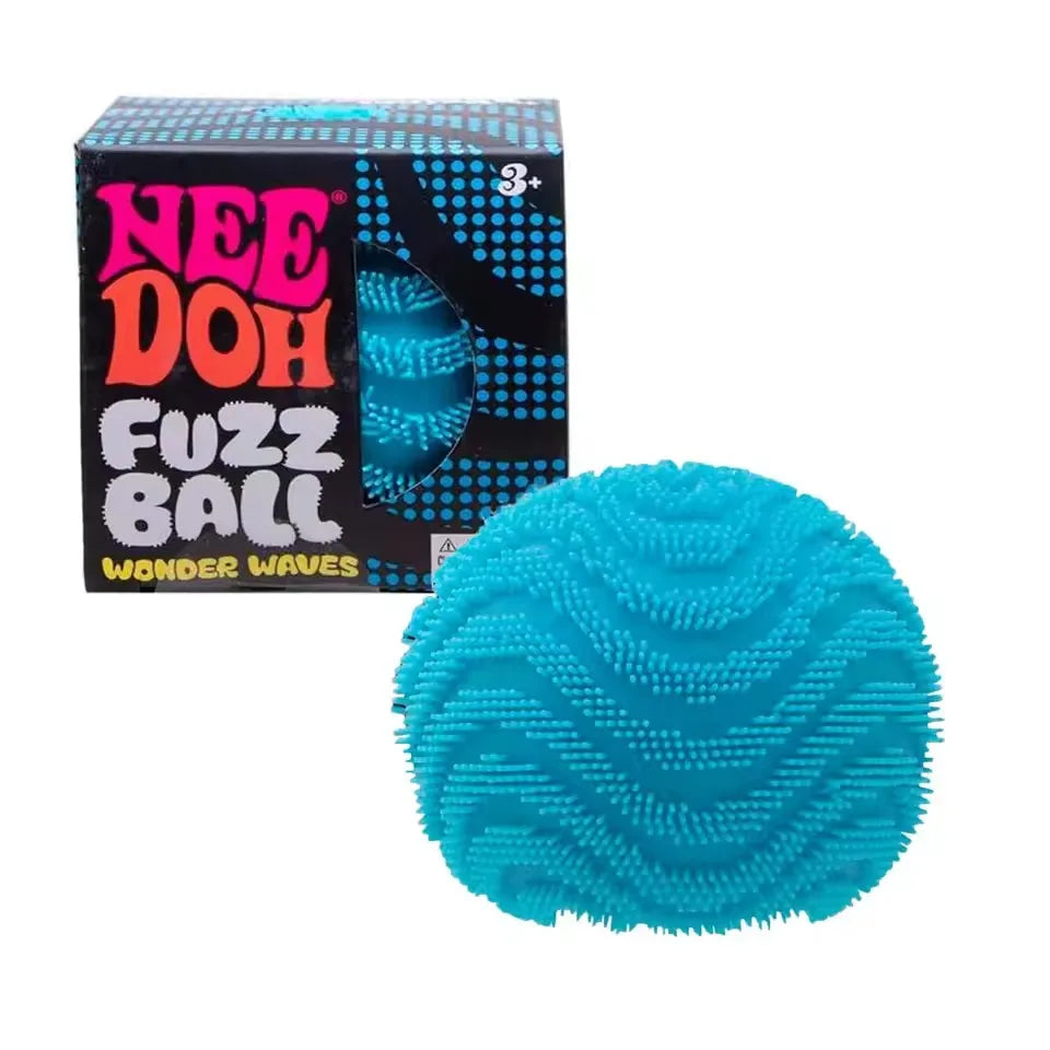 NeeDoh Fuzz Ball Blind Box Series Desktop Ornament Stress Relief Toys Suitable For People Under Pressure Fun Soft Stress Ball