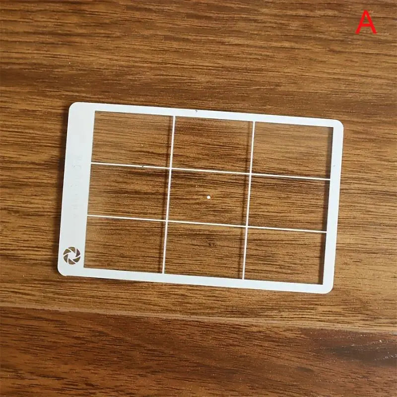 Hot！1/3Pcs Viewfinders Fibonacci Composition View Finder Golden Ratio Photo Viewing Positioning Ruler Viewer Positioning Ruler