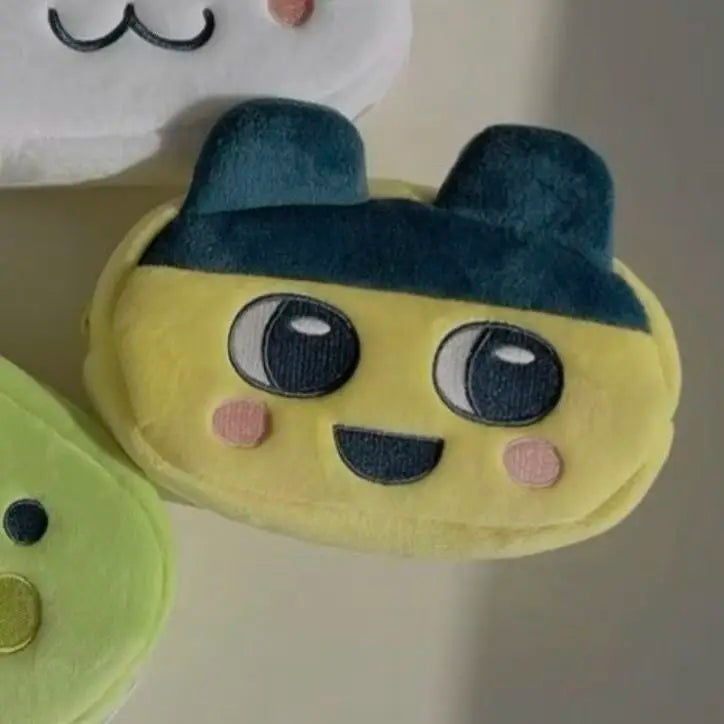 Tamagotchi multifunctional pencil case, student stationery organizer, portable makeup bag, cute, practical, and good-looking