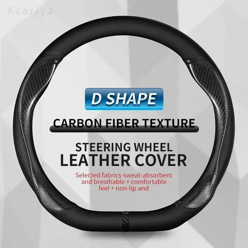 3D Embossed Non-slip Steering Wheel Cover 38CM for Chevrolet Cavalier Colorado Cruze Lacetti Onix Orlando Silverado Spark Tahoe