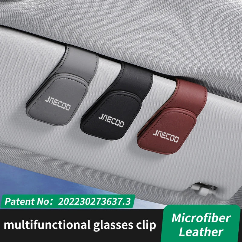 Car Sunglasses Holder Clip for Chery Jaecoo J7 J8 J5 7 Phev 2025 2024 2023 Sun Visor Glasses Box Auto Interior Accessories