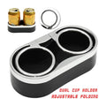 Auto Cup Holder for Car Truck Console Dual Mount Beverage Stand with Soft Pads to Absorb Vibration Holds Two Drinks