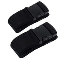 Straight Shaped Luggage Straps for Suitcase, Polyester Luggage Belt with Adjustable Release Buckle Travel Accessory