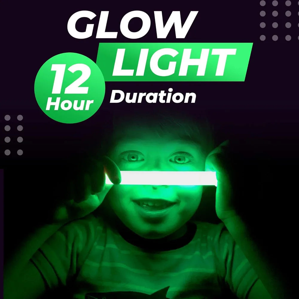 10pcs 6Inch Glow Stick Chemical Light Stick Industrial Grade Glow Sticks Colorful Party Club Camping Christmas Chemical Lights