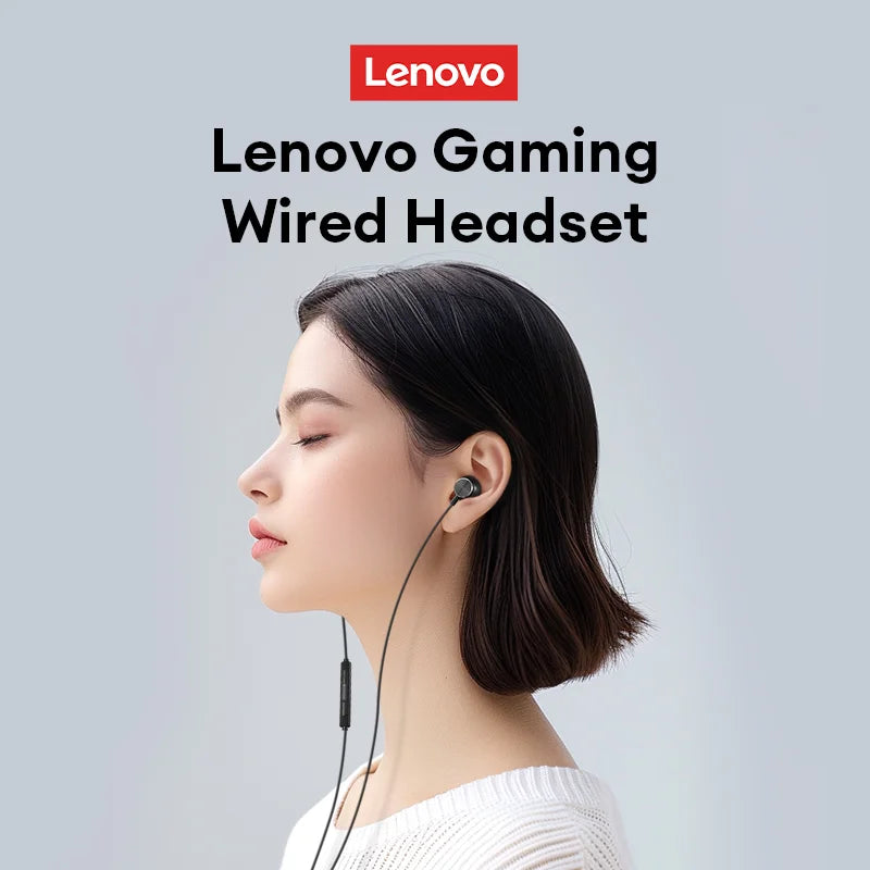 Original Lenovo TW16 Pro TW16 Wired Earphones Built-in Microphones With Volume Control Headphones Semi-in-ear Design Earbuds