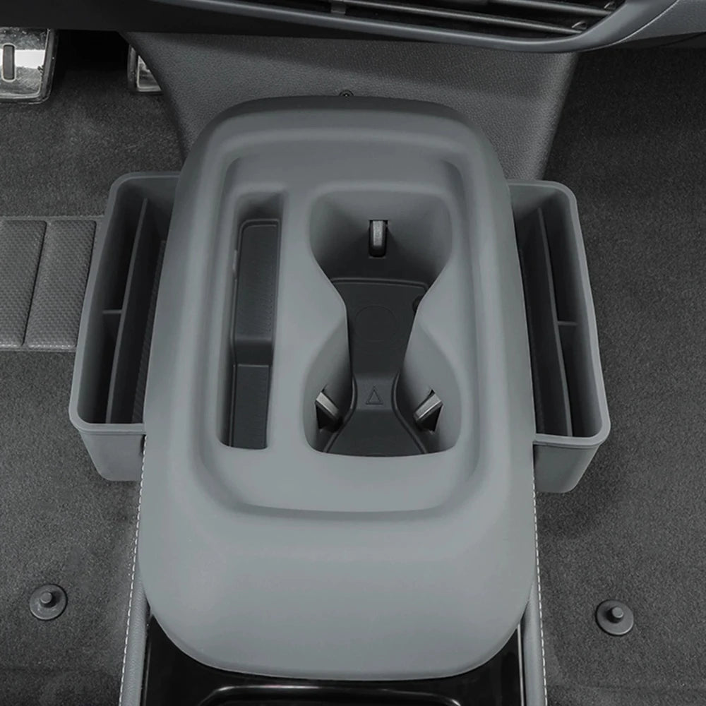 For ID.4 Car Center Console Storage Box Cup Holder Non Slip Silicone Protection Cover Automobile Car Interior Accessories
