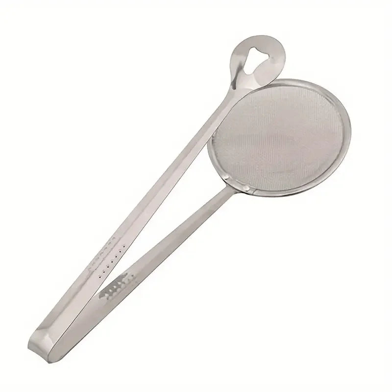 Stainless Steel Kitchen Tongs—a Versatile and Easy-to-clean Tool Ideal for Preparing and Frying Healthier Meals for Outdoor Cook