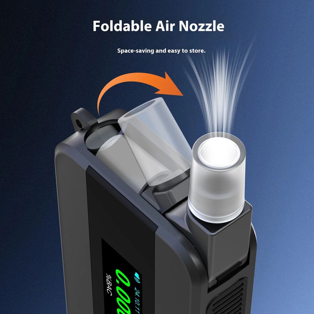 High-Precision Fuel Electrochemical Alcohol Testing Device, Portable Breathalyzer Sensor, Suitable for Post-Drinking Safety Test
