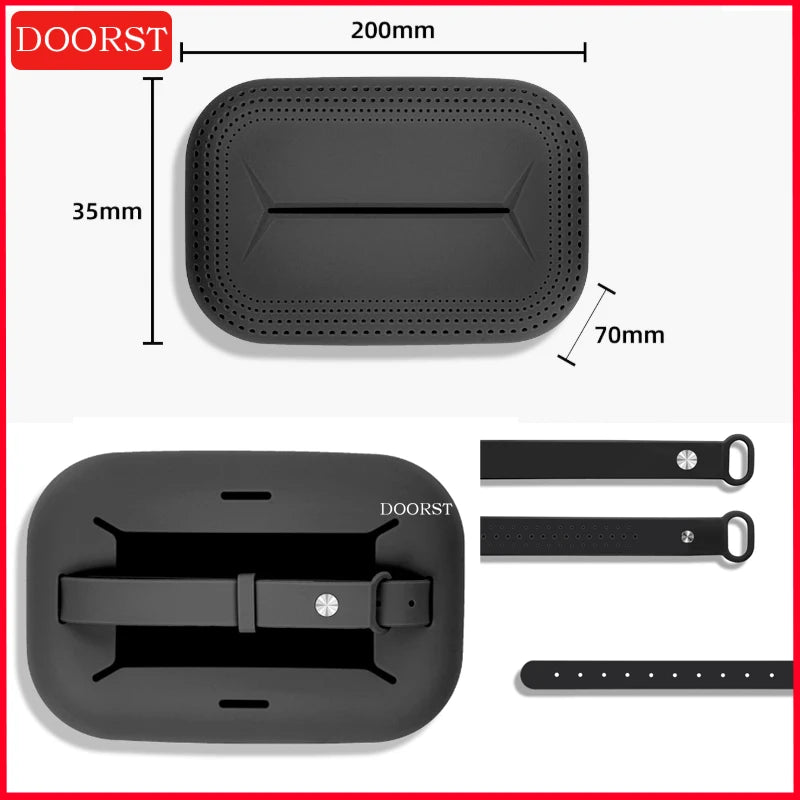 For Mercedes Benz A C E GLC S Class W177 W206 W214 X254 W223 Silicone Anti Slip Tissue Box Interior Modification Accessories