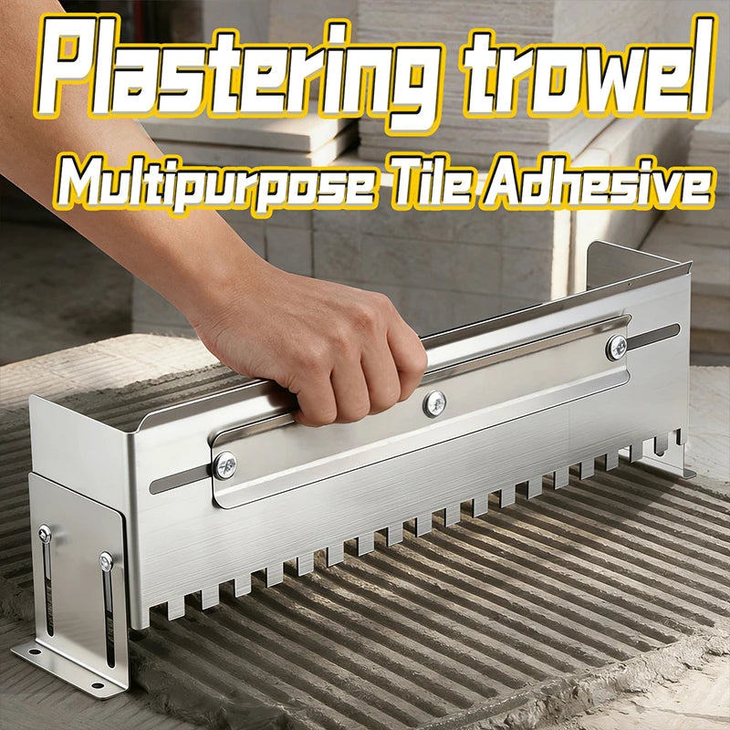 300-600mm Adjustable Notched Trowel Mortar Comb for Fast and Even Application of Adhesive on the Floor