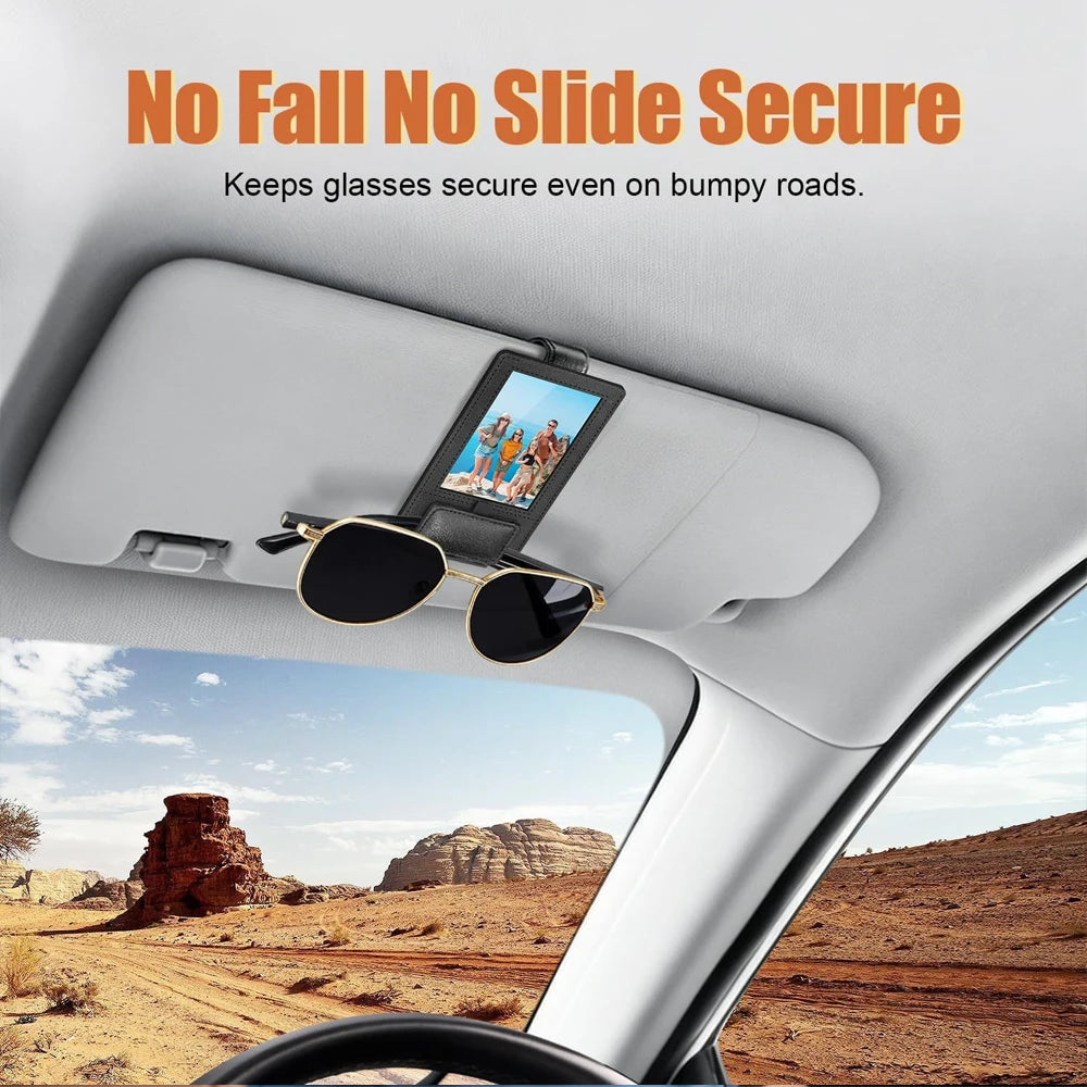 Photo Car Visor Clip Photo Car Decoration Photo for Car Couples Gift Valentine's Day Gift Wallet Photo Holder Car Glasses holder
