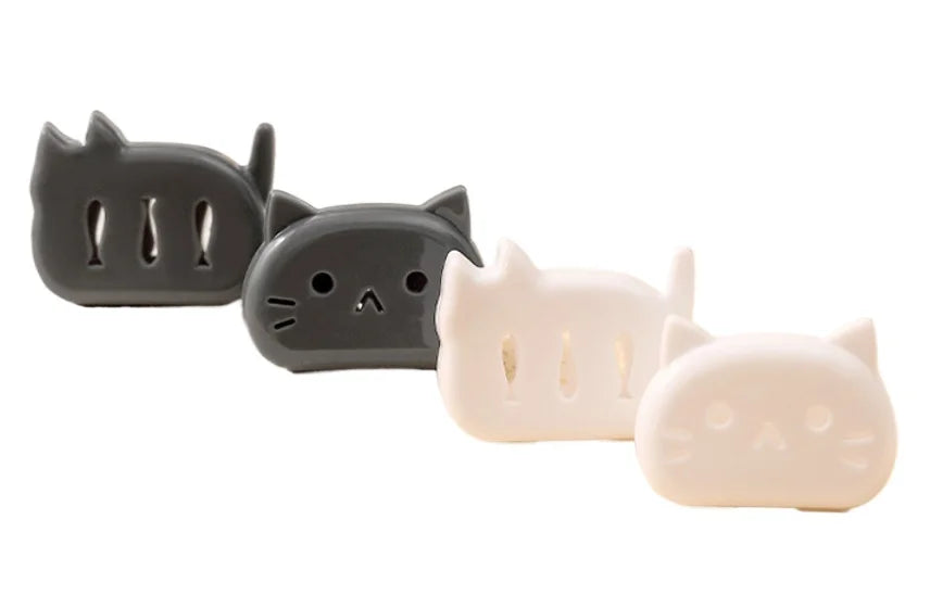4Pcs Cat Toothbrush Cover Travel Toothbrush Case Cute Kitty Toothbrush Head Protector Portable Hygienic Storage Box for Toothb