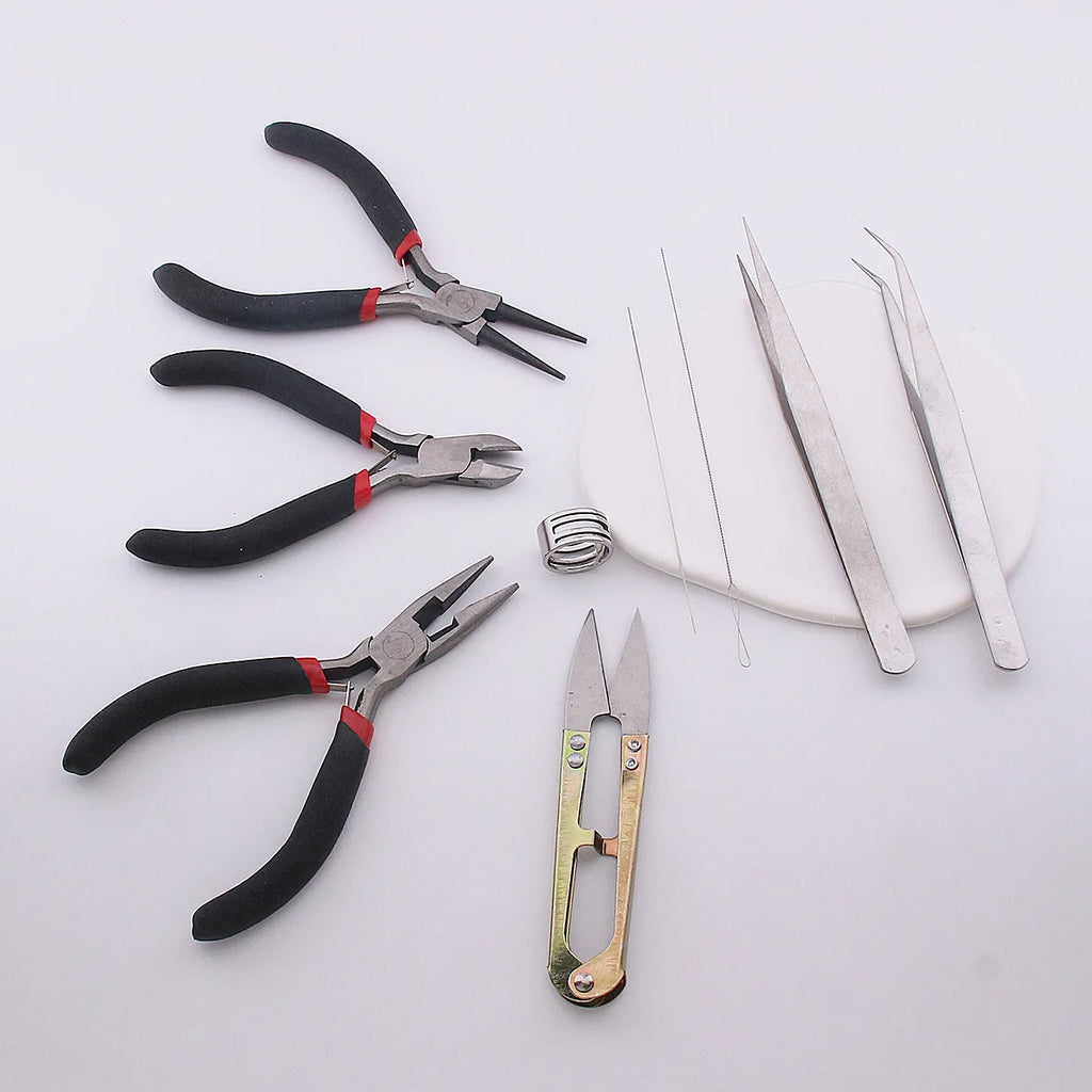 4pcs/1pcs Multifunctional jewelry pliers manual pointed-nosed pliers oblique pliers mini pointed-nosed pliers，For Jewelry making