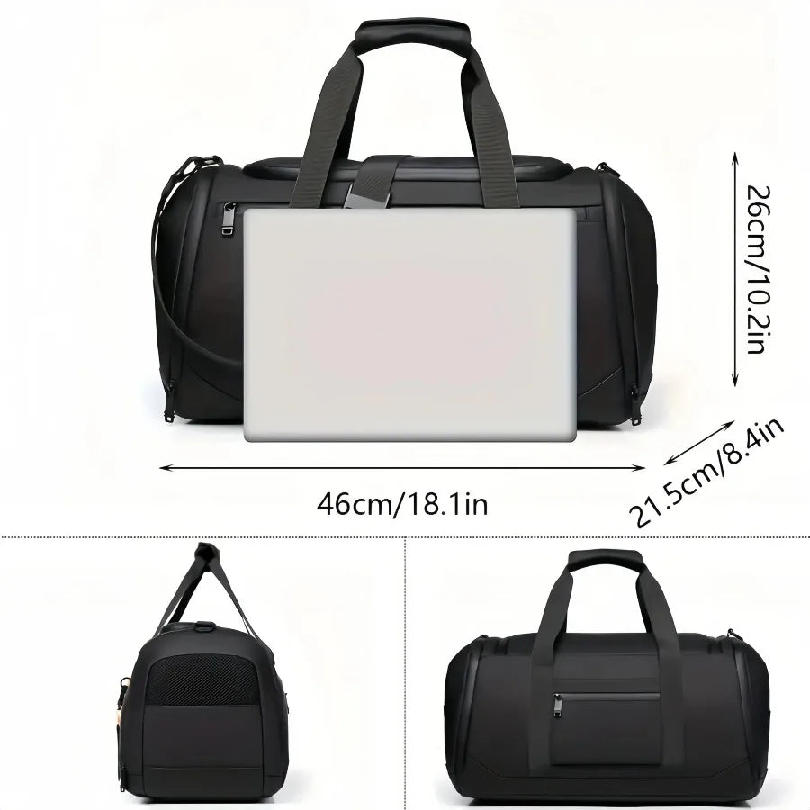 Large Capacity Travel Bag, Portable Overnight Duffel Bag Unisex Sport Fitness Bag, Perfect For Fitness, Sports and  Adventures